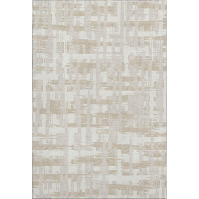 Premium Machine Washable Mayfield AMF1849 Stripes Rug