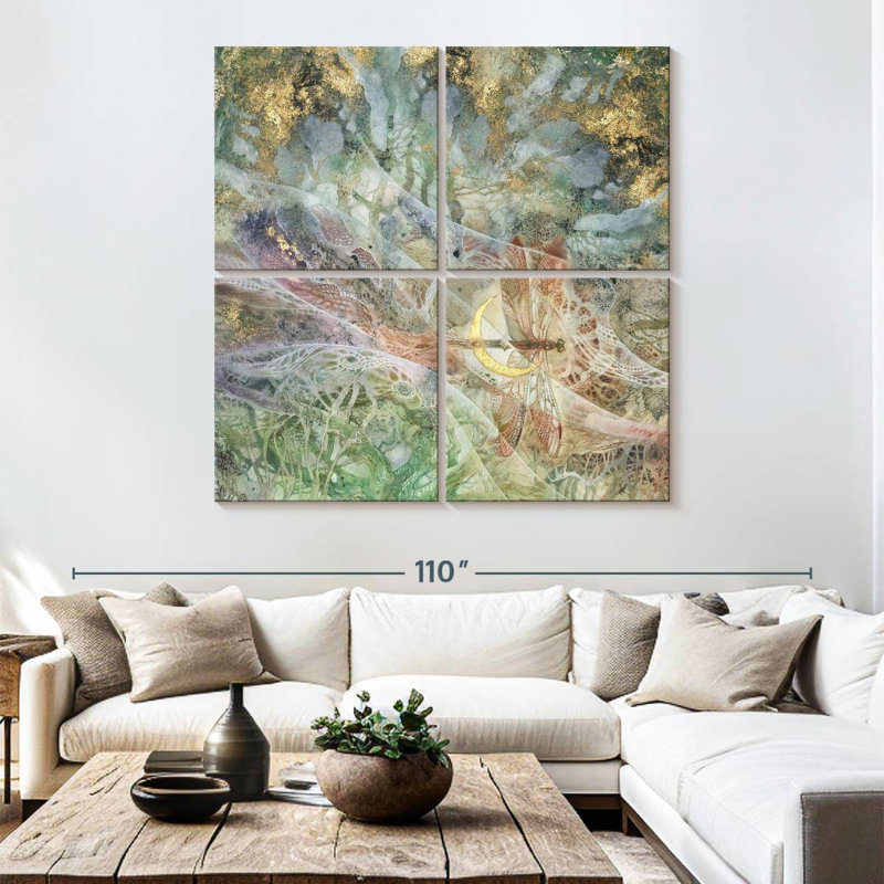 Brampt Convergence IV, 74" H x 74" W