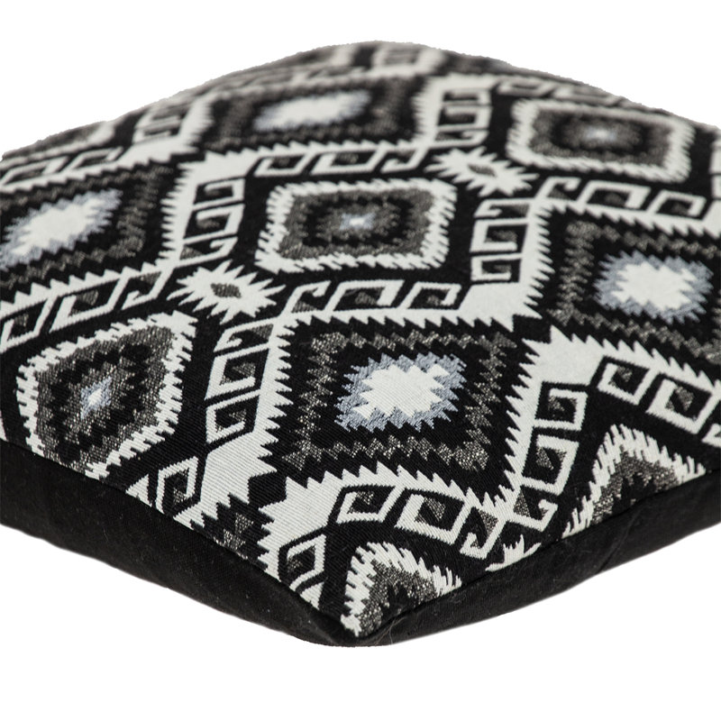 Parkland Collection Habib Transitional Black Throw Pillow