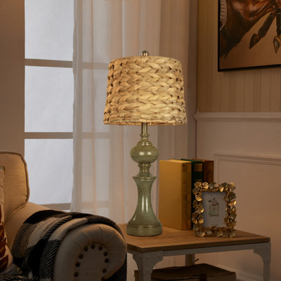 Maroa 49.8 Cm Green Resin Table Lamp