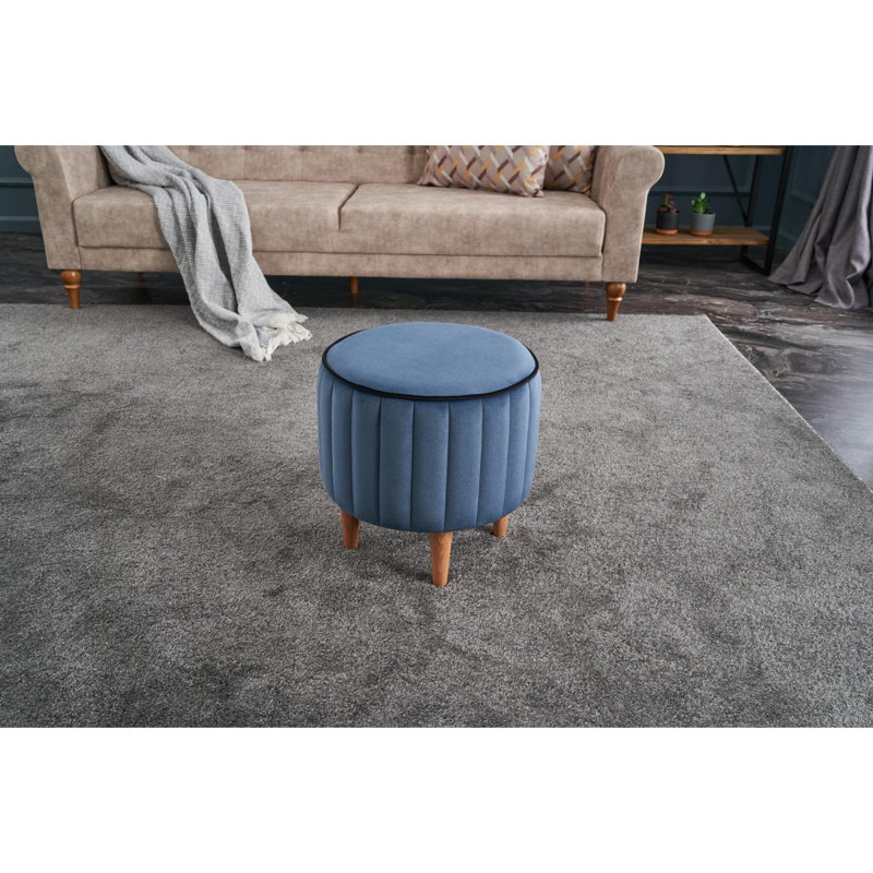 Pouf, Bleu