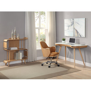 Piece Glass Executive Desk Office Set