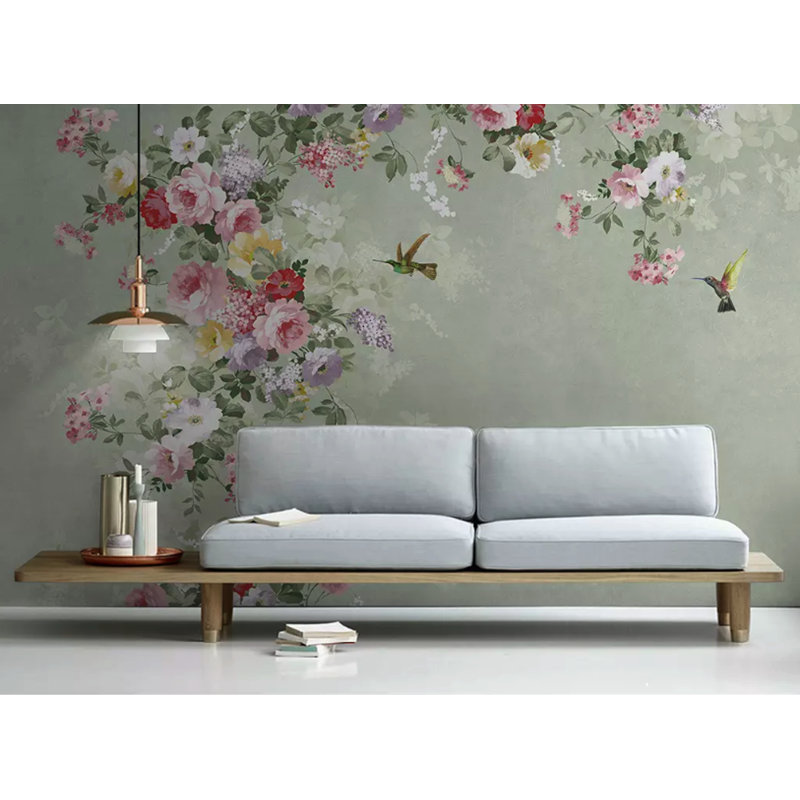 Papier peint amovible American Floral, L 75 po x l 112 po