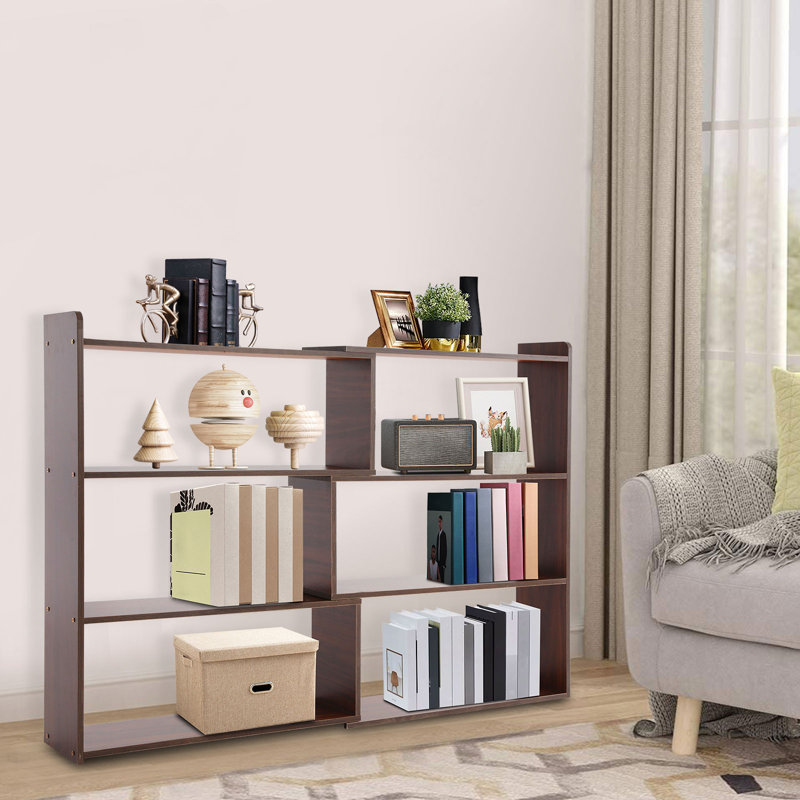 31.5"H X 47.2"W 3-Tier Retractable Storage Display Shelf Desktop/Floorstanding Organizer