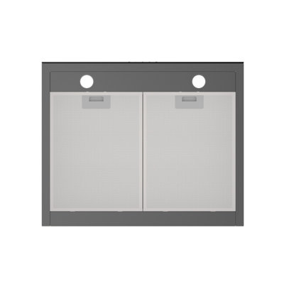 Ferre 60cm T Model Cooker Hood - Glass - Touch Control - Black