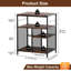 67.5cm H x 55.3cm W Printer Stand
