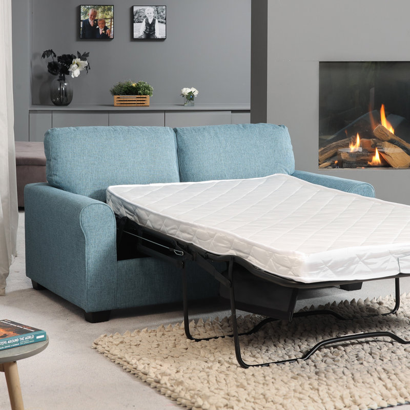 Alaziah 2 Seater Sofa Bed, Teal