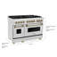 ZLINE Autograph 48" Legacy Dual Fuel Range in DuraSnow®-1744449040