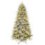 Arbre de Noël artificiel pré-éclairé enneigé-1382419616