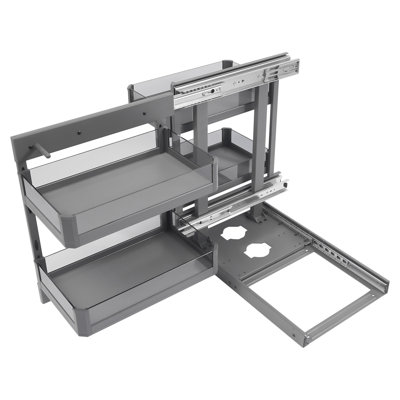 23.2X24.8X19.6”Corner Pull Out Organizer