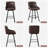 Versatile 26-Inch Upholstered Counter Stools - Ideal for Kitchen Islands and Home Bars-119629345
