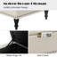 Banc de rangement avec repose-pieds 28 po-1099397336