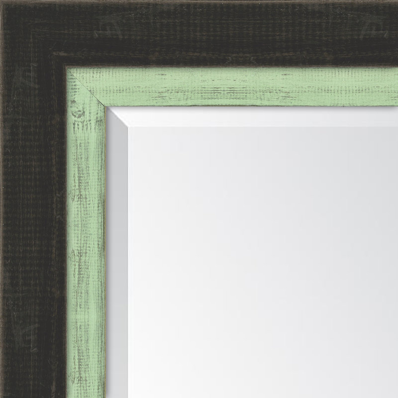 Miroir mural Mazie, H 44 po x l 32 po, Menthe