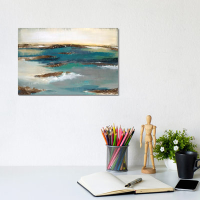 Coastal Bluff by Liz Jardine - Wrapped Canvas Painting