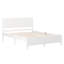 Base de lit plateforme en bois Aurey avec tête et pied de lit à chevrons - Lattes Foundatidon-2129363594-2129363595