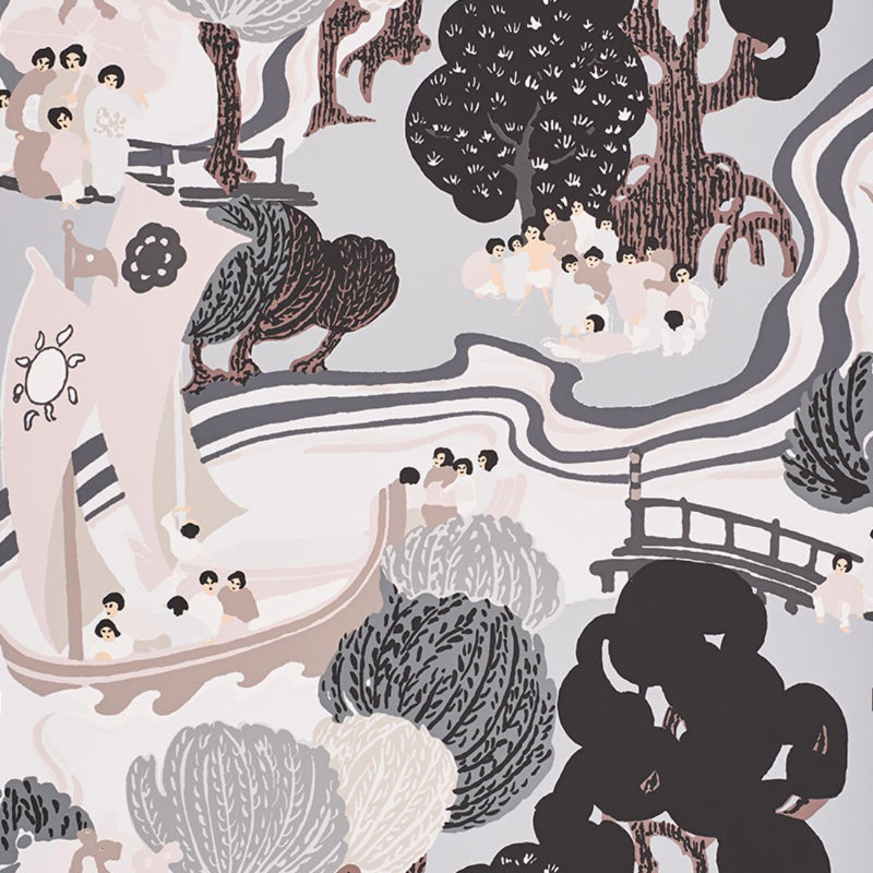 Pearl River Wallpaper, Opal