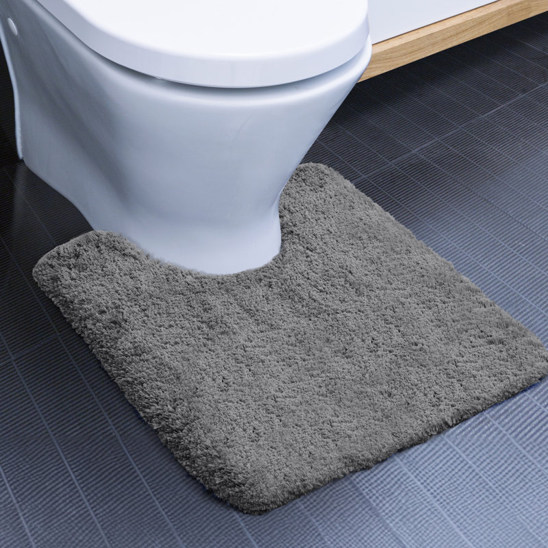 Mirrabooka Bath Rug, Gray, 20" W x 24" L