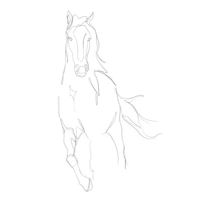 Contour de cheval II