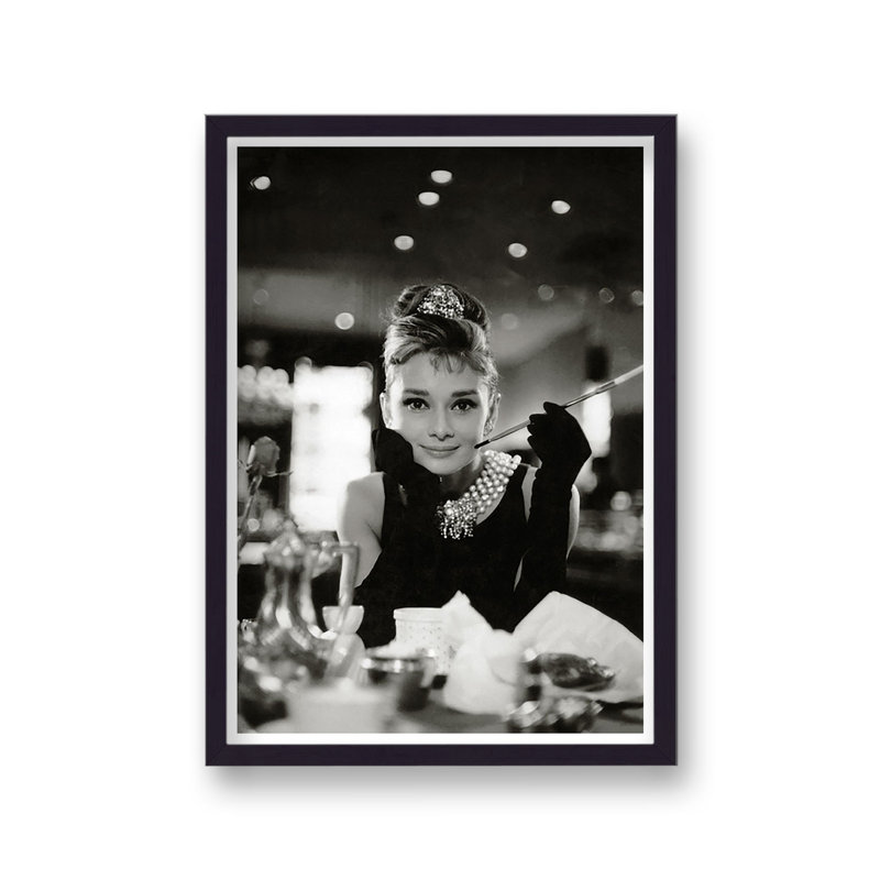 Audrey Hepburn Breakfast At Tiffany's Publicity Shot 4 - Single Picture Frame Print