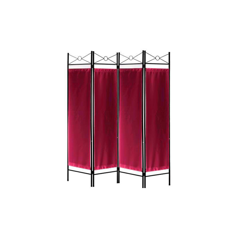 Cloison pliante Rhiann, 4, Rouge