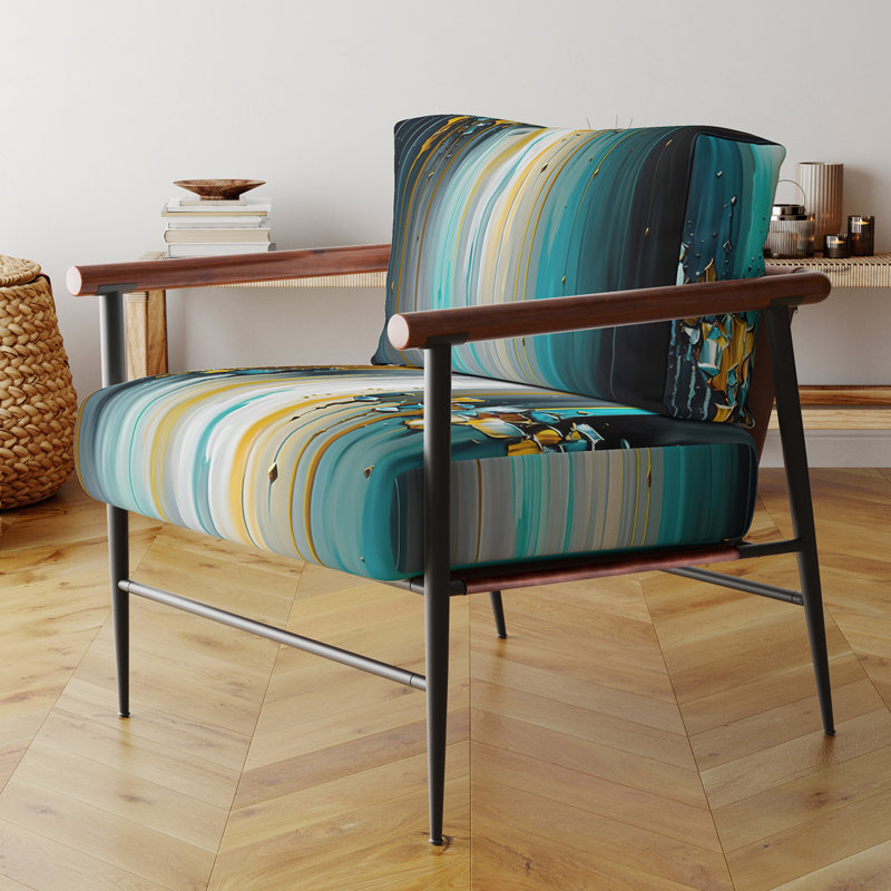Chaise rembourrée Daidone, Noir