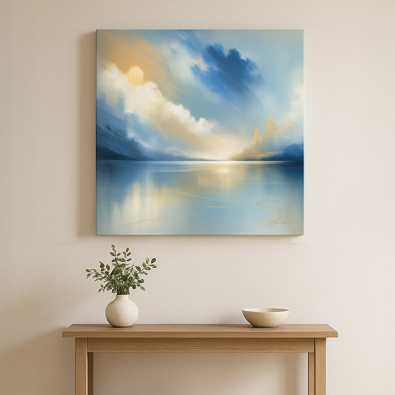 " Tranquil Dawn Lakeview ", 30" H x 30" W x 1.5" D