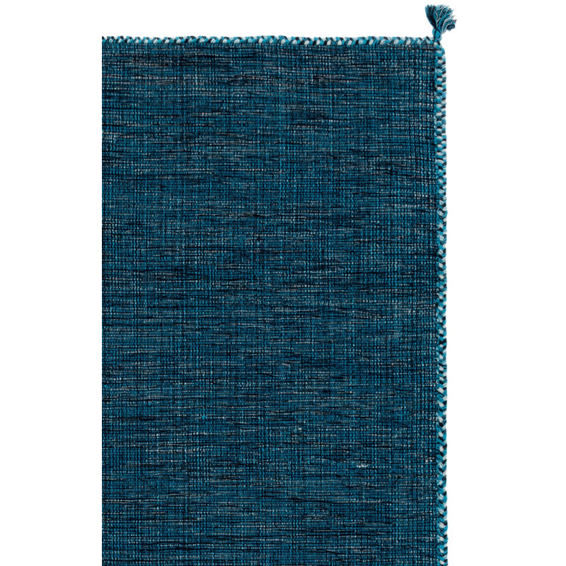 Amaral Hand Woven Cotton Solid Color Rug, Runner 2'3" x 9'