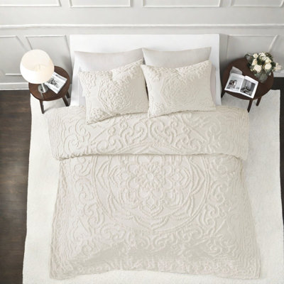 Chenille Comfort Bedding Sets, Cotton Shabby Chic Style, All-season Use