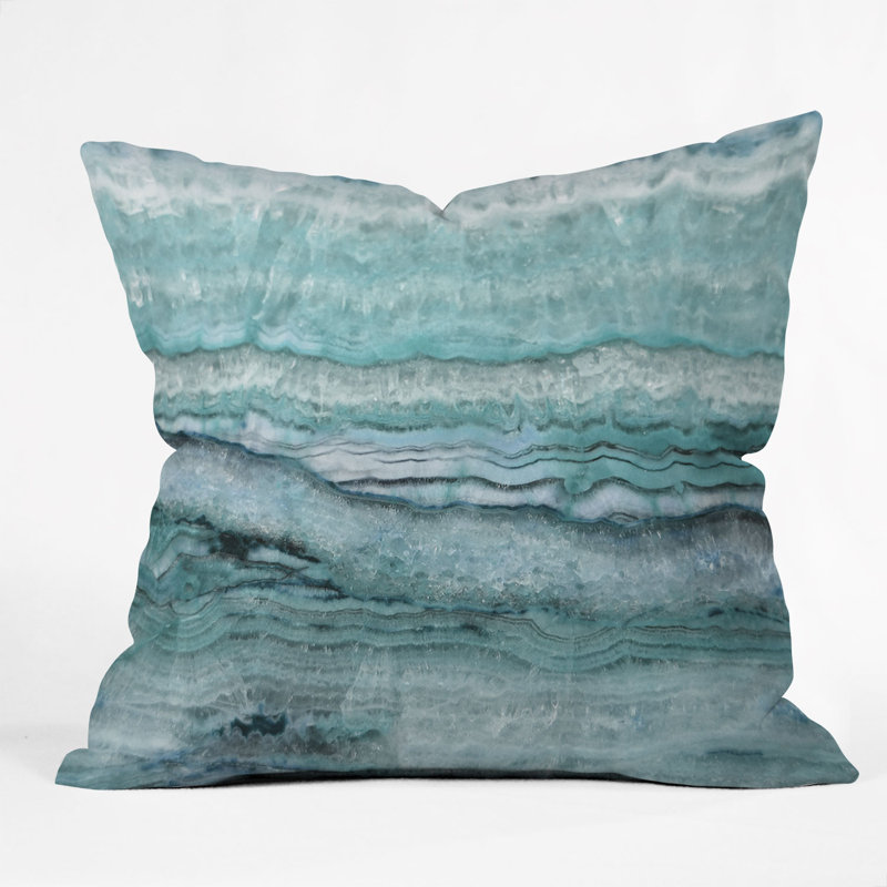 Lisa Argyropoulos Mystic Stone Outdoor Square Pillow Cover & Insert