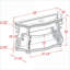 Table basse avec rangement Skylah