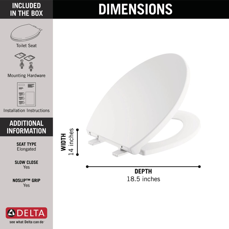 Morgan Elongated Toilet Seat