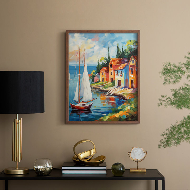 "Paysages série CCLXIV", Noyer, H 15 po x l 12 po
