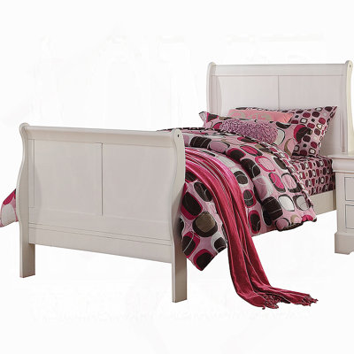 Louis Philippe III White Finish Full Bed