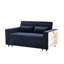 Lit bleu de 61,4 po avec poches pratiques et coussins de soutien lombaire-740352975