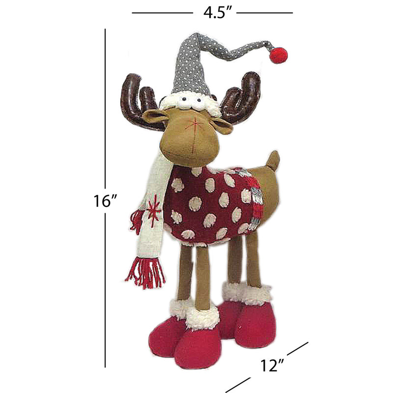 Christmas Animals Stuffed Holiday Accent