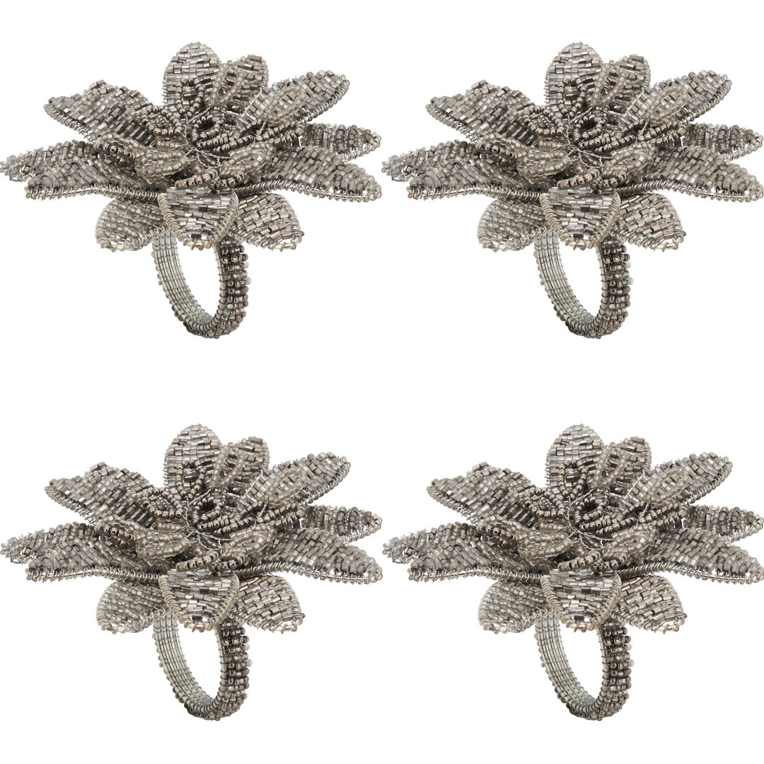 Napkin Ring Collection Iron Napkin Ring (Set of 4) Saro 