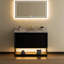 Ensemble de meuble-lavabo moderne simple en céramique-107660761