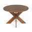 Table de salle à manger ronde de style campagne moderne, cerisier