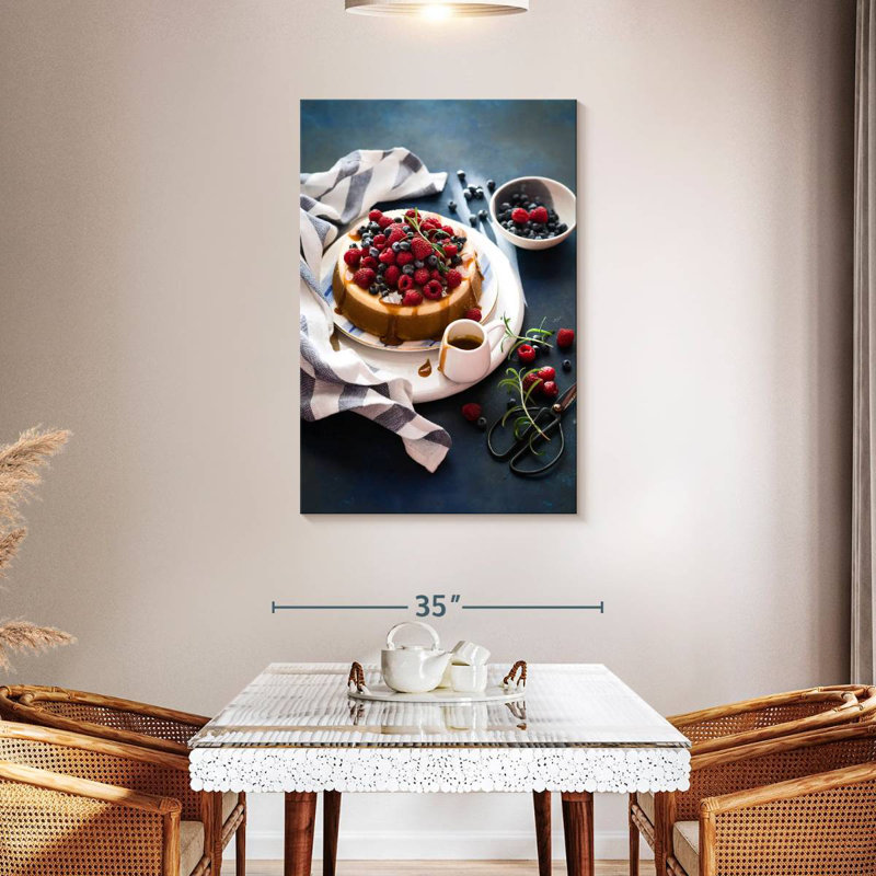 Yarlin Berry Cheesecake, 45" H x 30" W