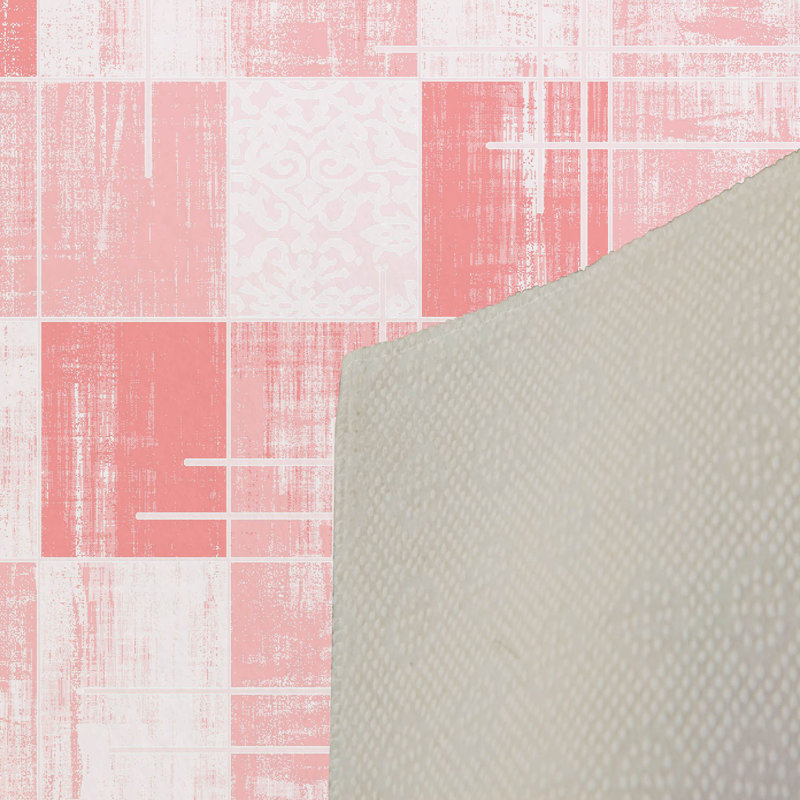 Tapis géométrique tissé à la machine Debb, Rectangle 2 pi 7 po x 3 pi 11 po