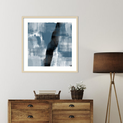 «Stormy Passage» par The Miuus Studio, reproduction d'art encadrée en bois