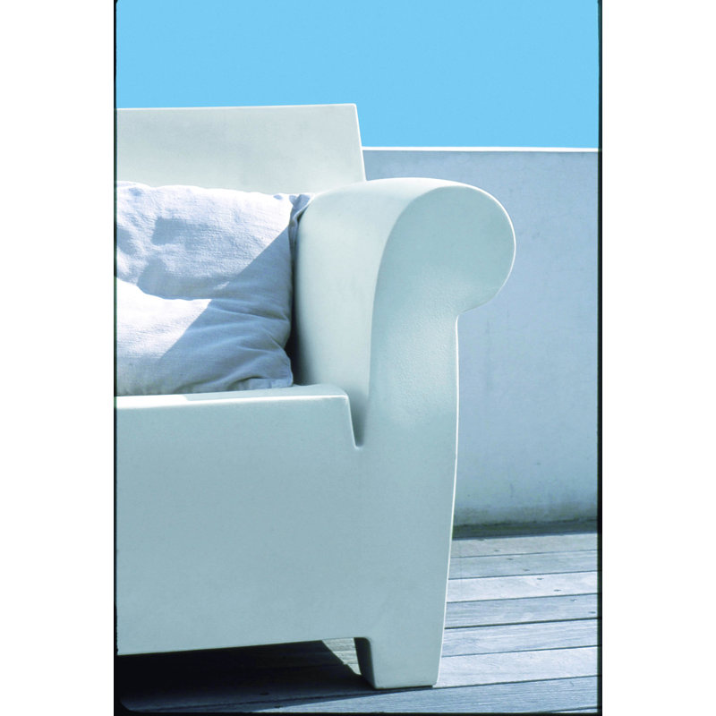 Bubble Club Outdoor Lounge Chair, Zinc White