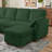 102.36" W  Corduroy  U Shaped Sectional Sofa-383722103
