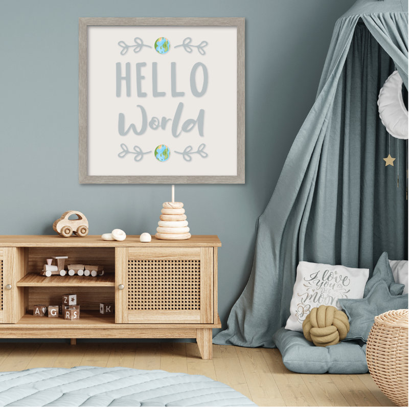 Hello World 16x16 Framed Board