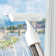 Clean Everywhere Spray Mop Kit with 360-Degree Swivel Head and Window Squeegee, White