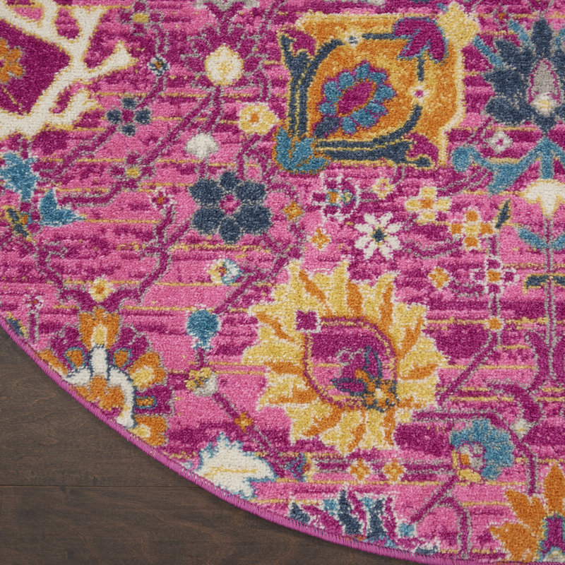 Dreher Oriental Indoor Rug, Round 5'3"