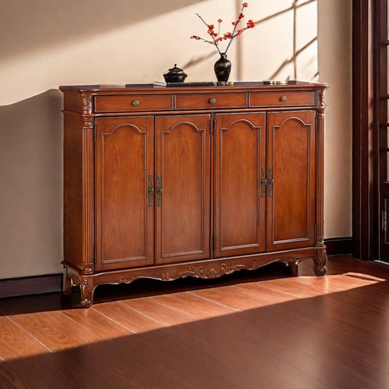 Armoire de rangement pour chaussures en bois massif 28 paires
