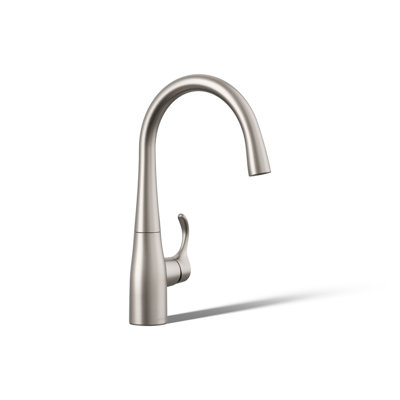 Simplice Single-Handle Bar Sink Faucet, Secondary Faucet with High-Arch Swing Spout