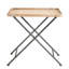 Glascock Tray Top Cross Legs End Table