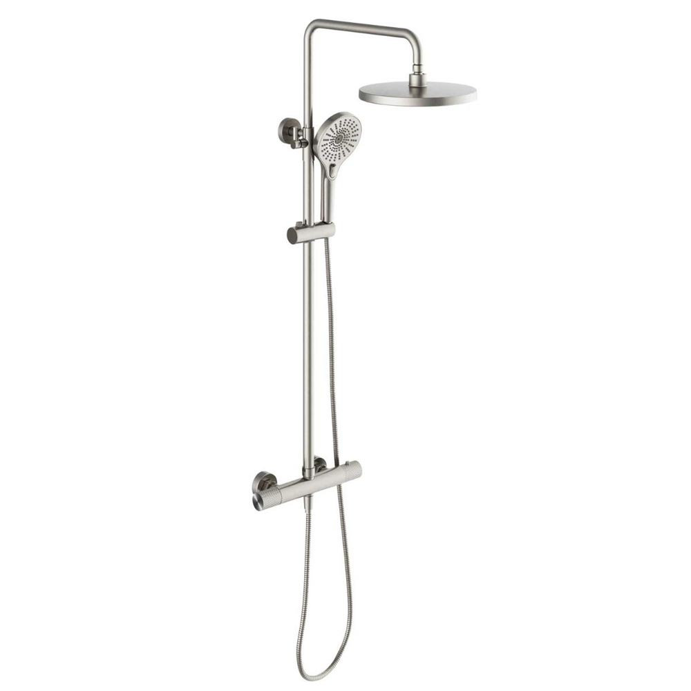 Madrid Exposed Thermostatic Shower Pack - Gold
